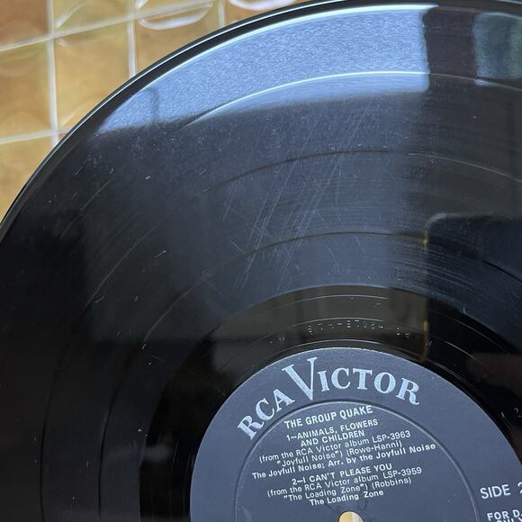 The Group Quake Compilation Vinyl LP 1968 RCA Victor SPS 33-525 Promo - Picture 10 of 16